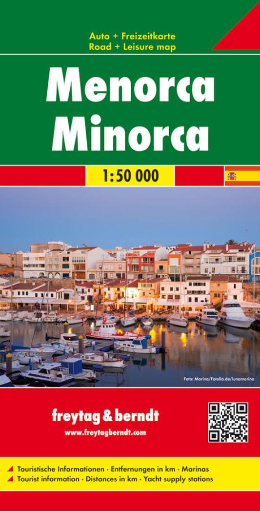Menorca Road + Leisure Map