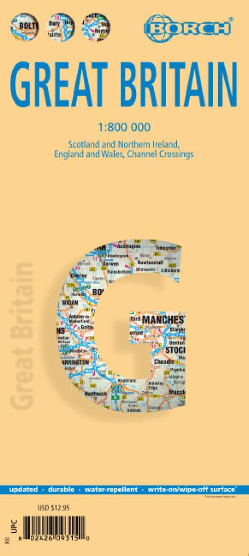 Great Britain Road Map