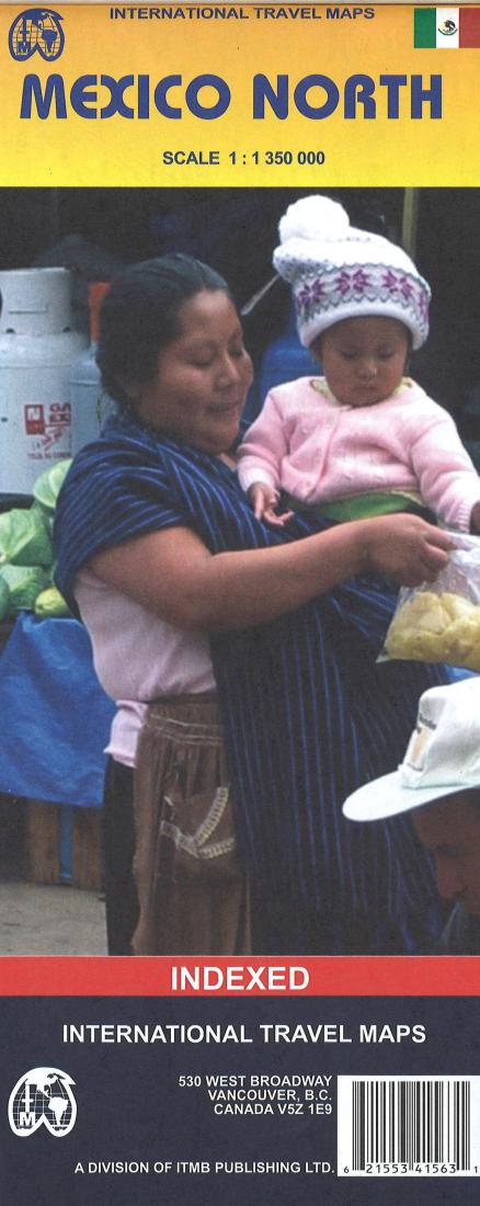 Mexico North Travel Map