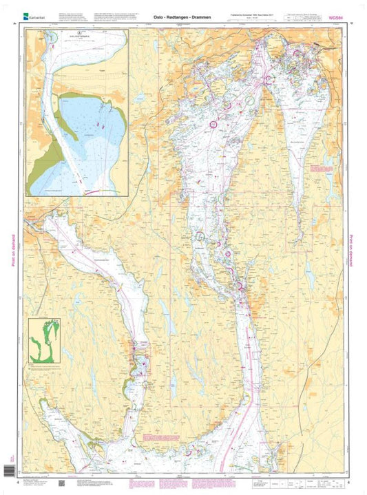 Oslo - Rødtangen - Drammen - 4 - Norway Kartverket Nautical Charts