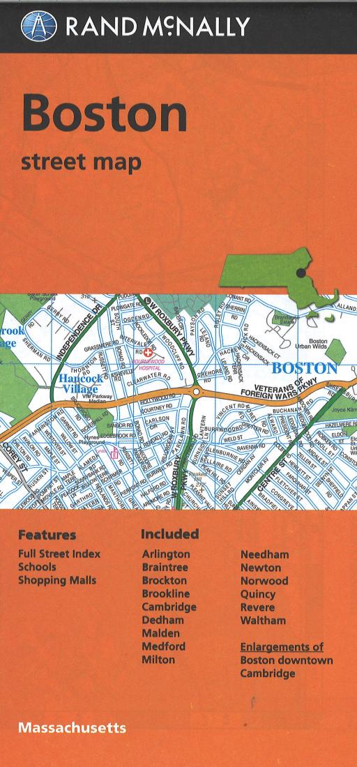 Boston, Massachusetts Street Map