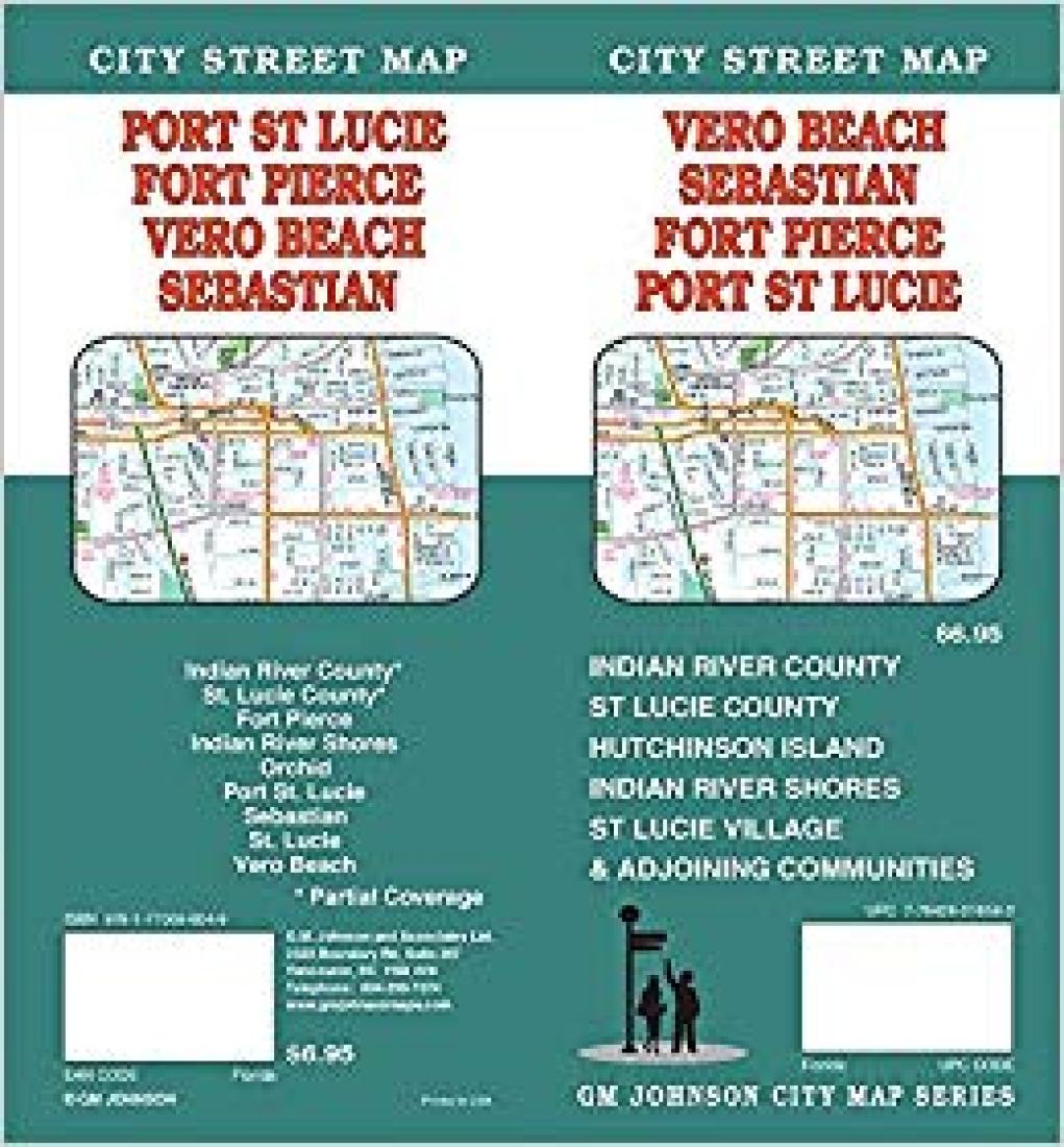 Vero Beach, Sebastian, Fort Pierce, & Port St. Lucie Street Map