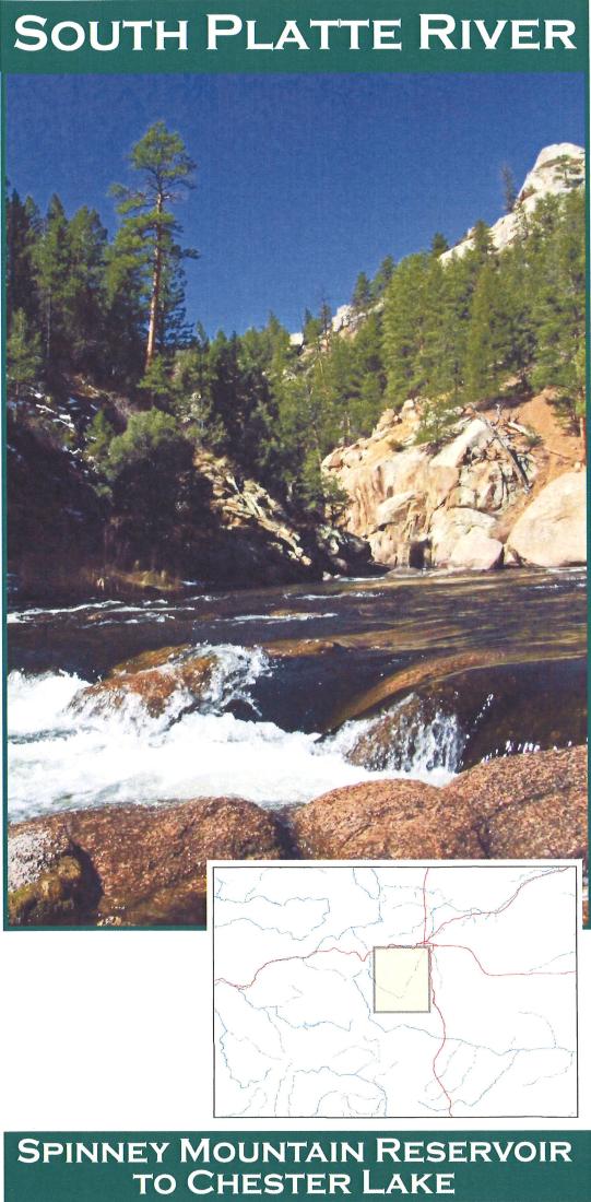 South Platte River Fishing Map