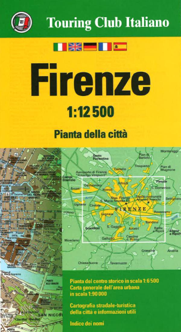 Firenze 1:12 500 : pianta della citta = Florence 1:12 500 : map of the city