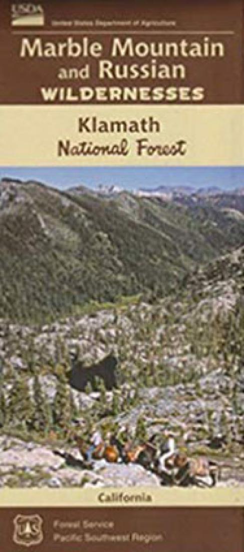 Marble Mountain & Russian Wilderness Wilderness map