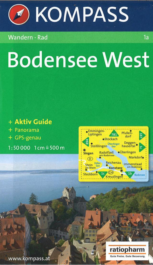 Bodensee - West Hiking Map & Guide