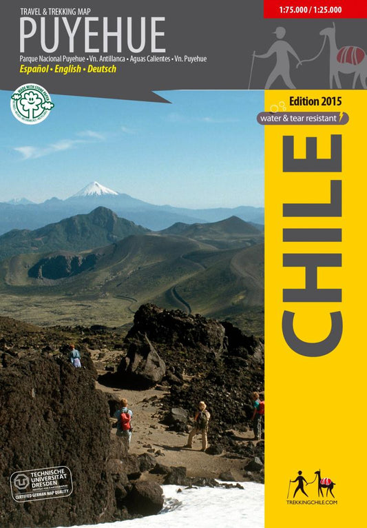 Puyehue - Travel and Trekking Map