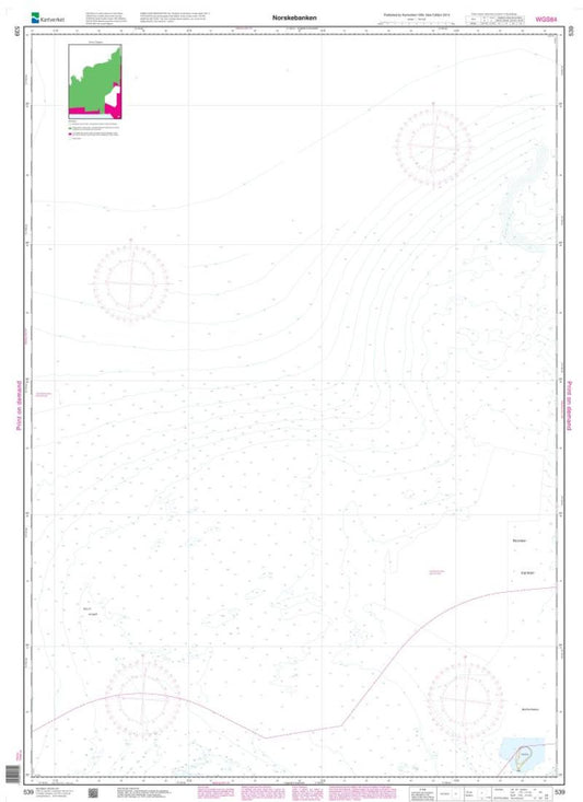 Norskebanken - 539 - Norway Kartverket Nautical Charts