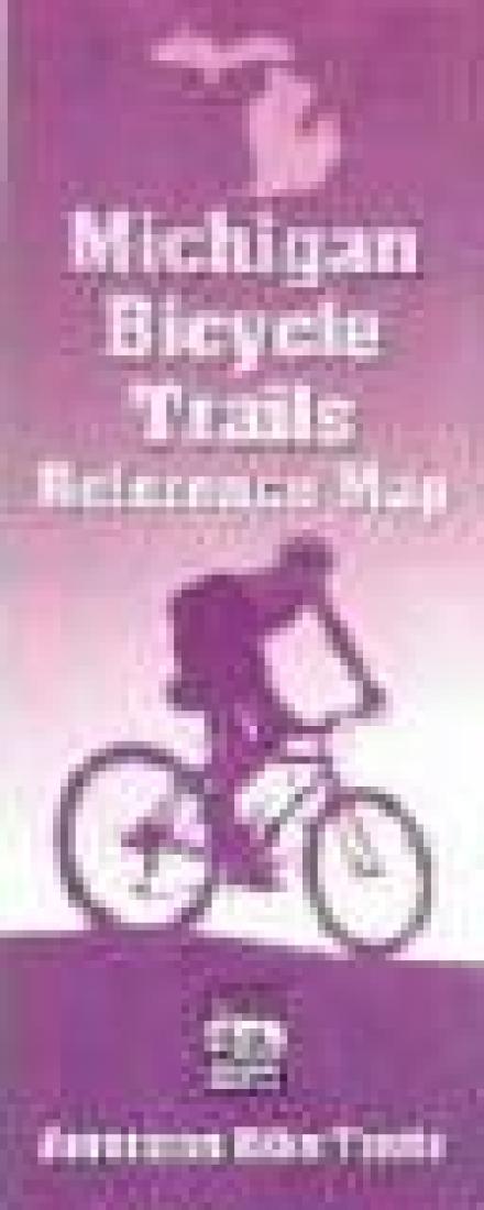 Michigan Bicycling Trails Reference Map