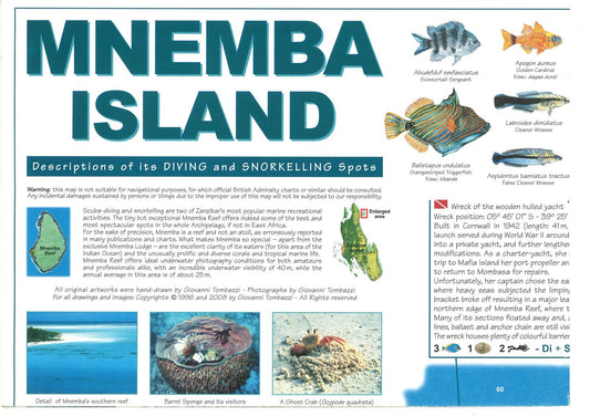 Mnemba Island : descriptions of its diving and snorkelling spots