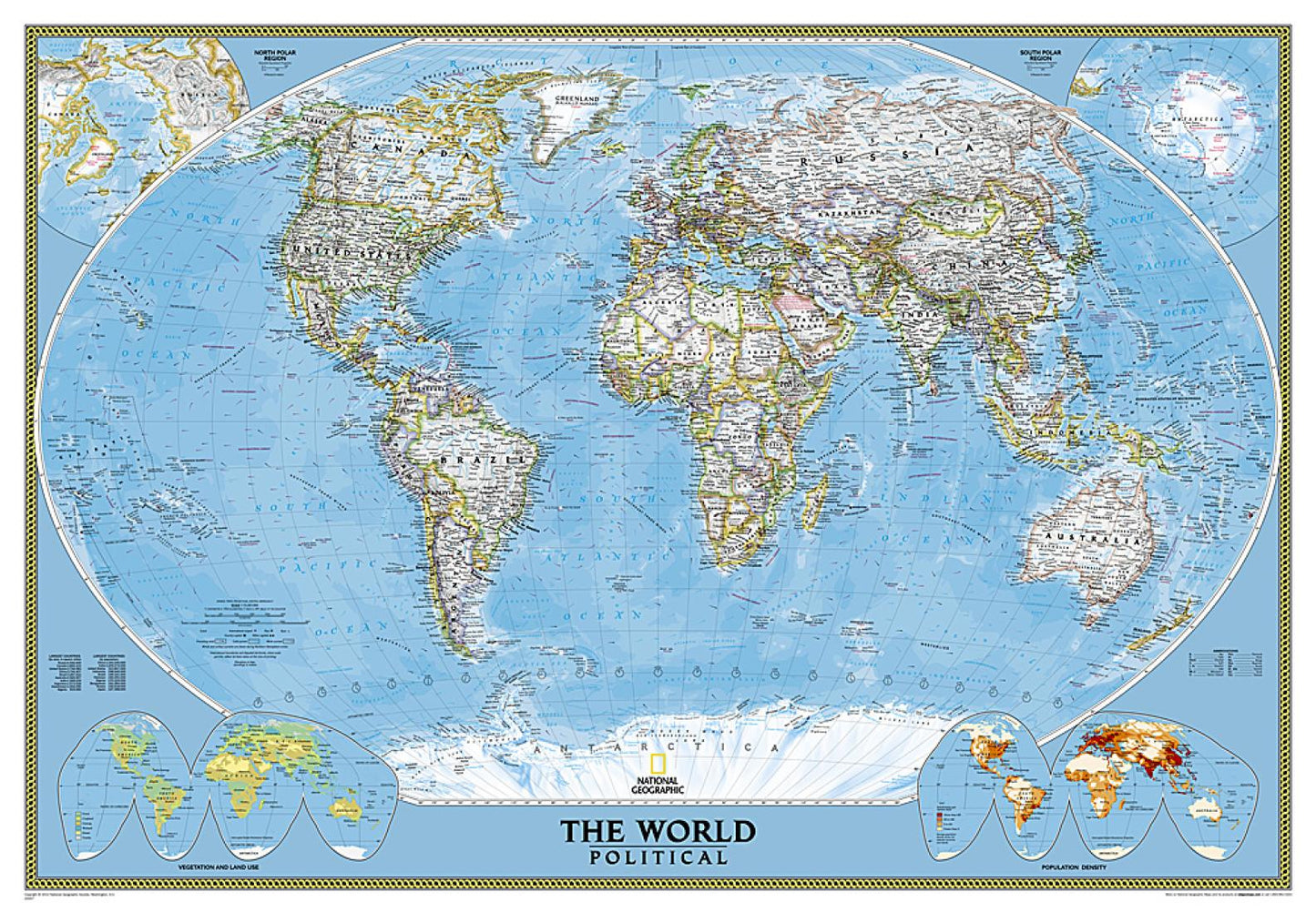 World Classic Wall Map - Mural