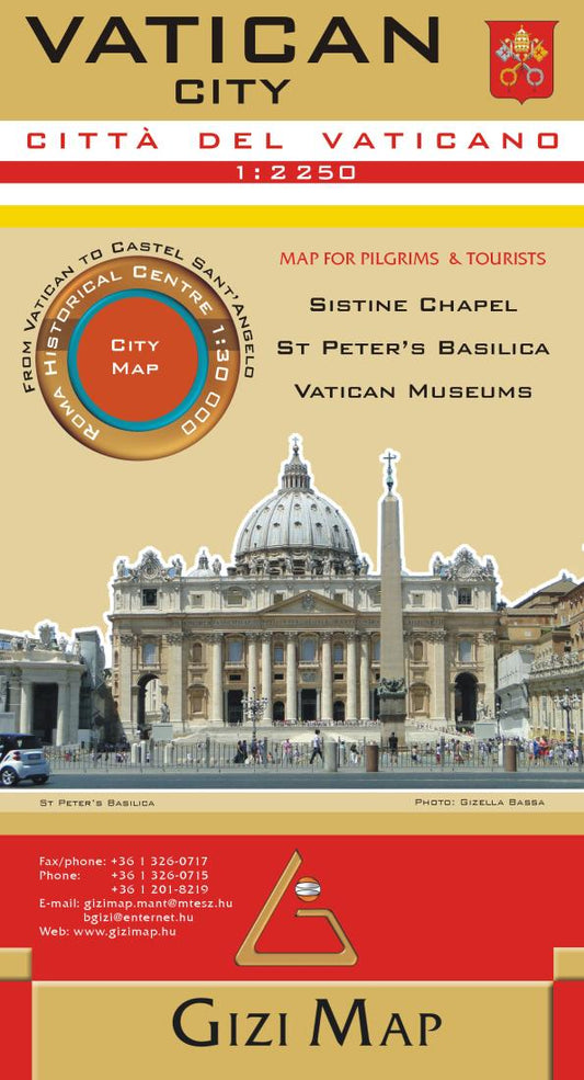 Vatican City : Sistine Chapel : St Peter's Basilica : Vatican museums : city map