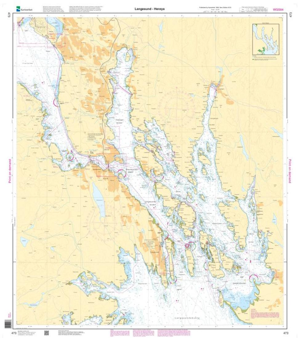 Langesund - Herøya - 473 - Norway Kartverket Nautical Charts