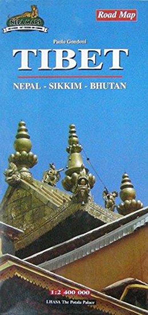 Tibet Road Map : Nepal - Sikkim - Bhutan