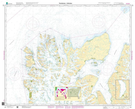 Femtebreen - Gråhuken - 521 - Norway Kartverket Nautical Charts