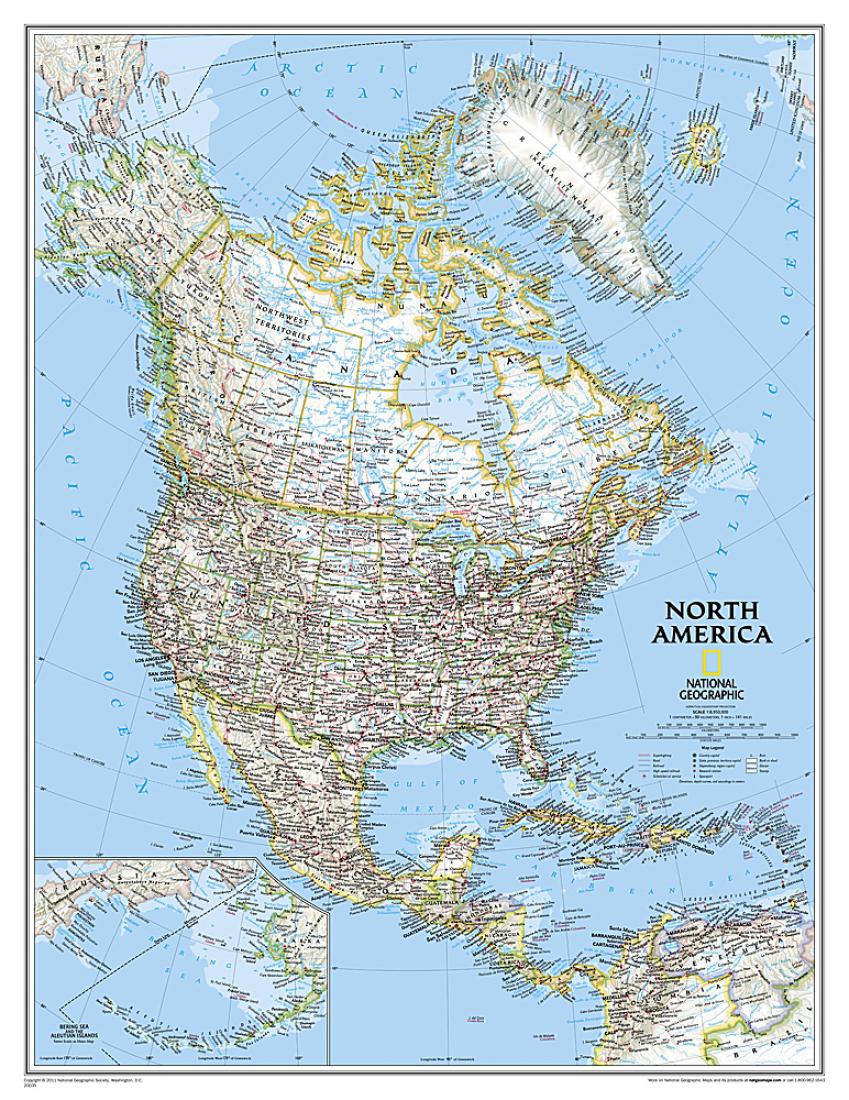 North America [classic, large, sleeved]