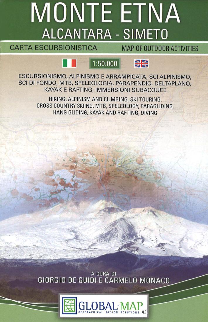 Monte Etna, Alcantara-Simeto : carta escursionistica 1:50.000 = Monte Etna, Alcantara-Simeto : map of outdoor activities 1:50.000