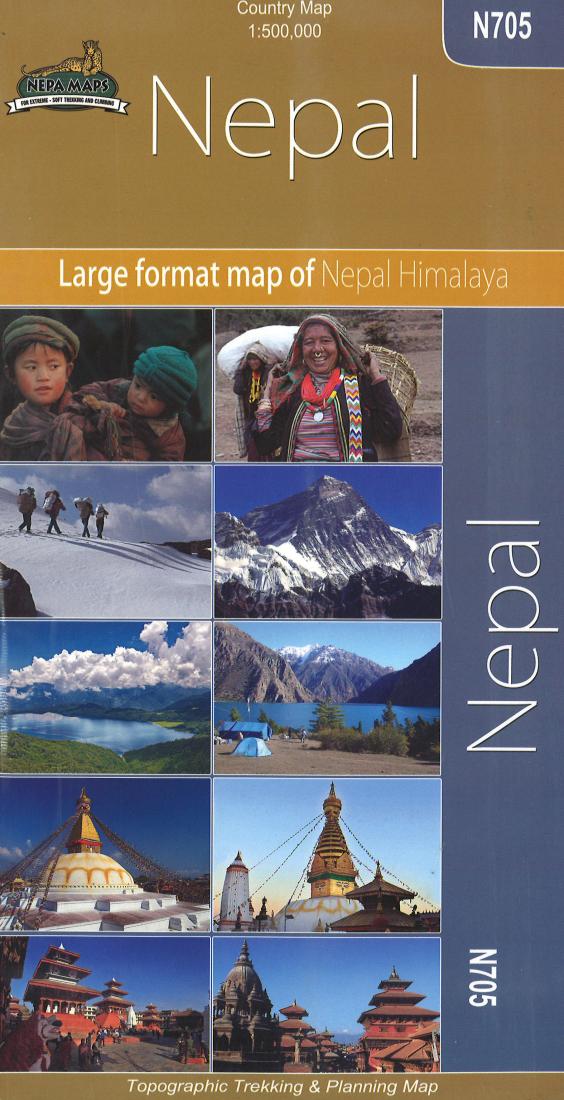 Nepal : Country Map : 1:500,000