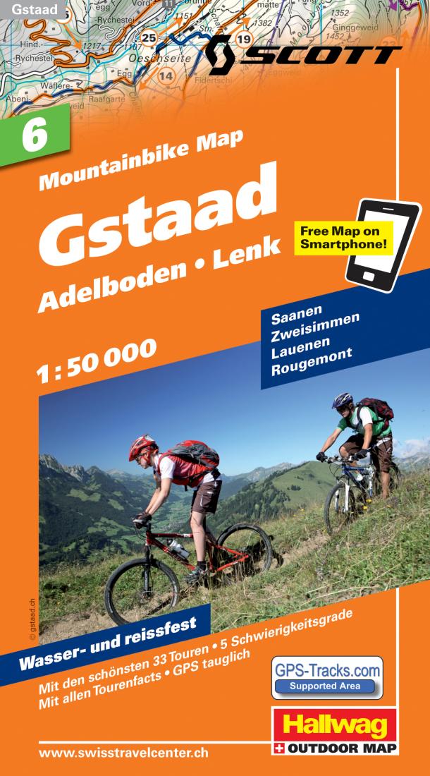 Gstaad : Adelboden : Lenk : mountainbike map : 6