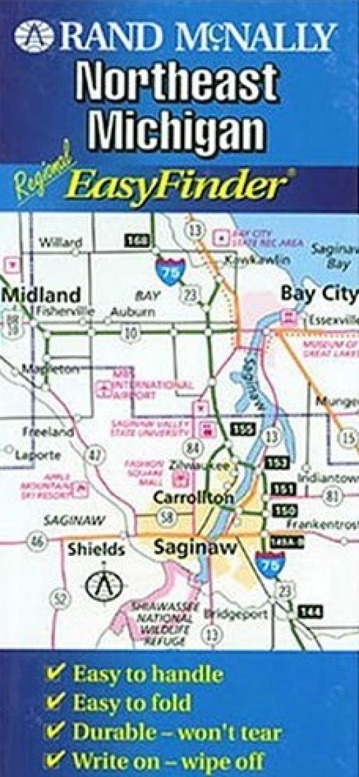 Northeast Michigan : regional easyfinder – Longitude Maps