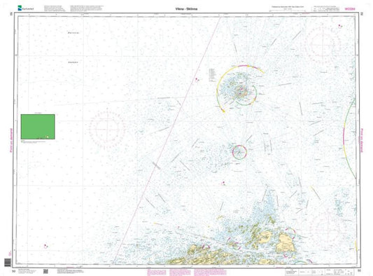 Vikna - Sklinna - 50 - Norway Kartverket Nautical Charts
