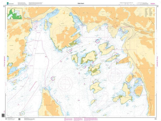 Oslo havn - 452 - Norway Kartverket Nautical Charts