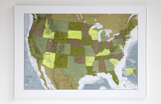 USA Map - Version 1 - Paper