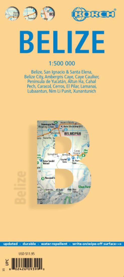 Belize Road Map