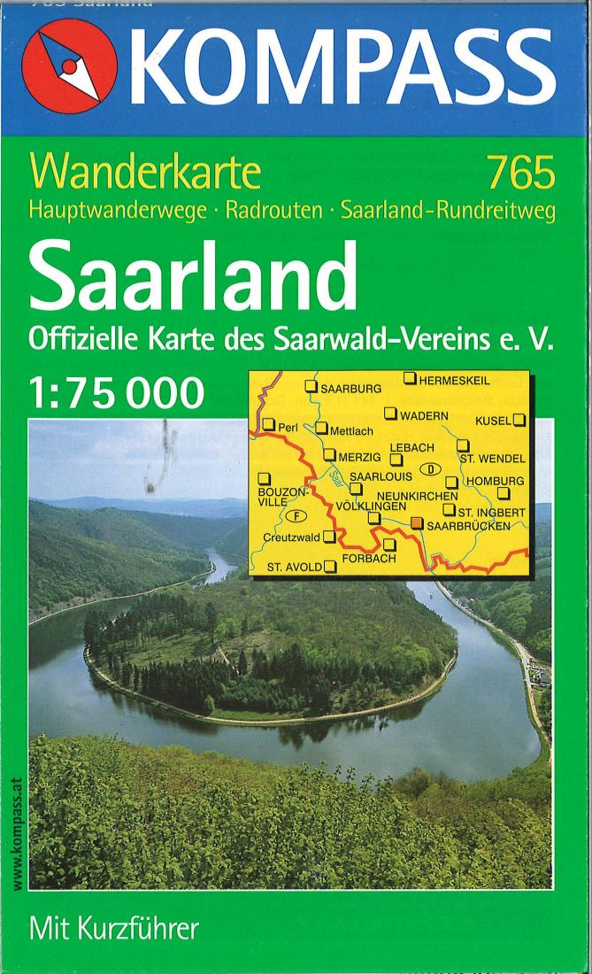 Saarland Hiking Map