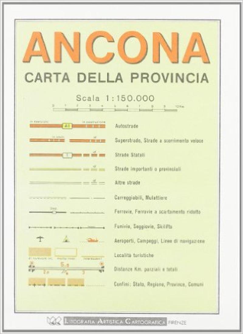 Ancona : carta della provincia