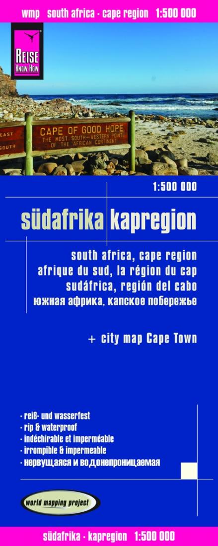 Sudafrika, Kapregion = South Africa, Cape region = Afrique du Sud, la région du Cap = Sudafrica, región del Cabo