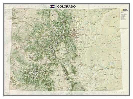 Colorado Classic Wall Map