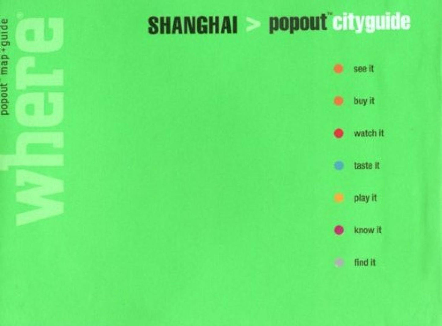 Shanghai : popout cityguide