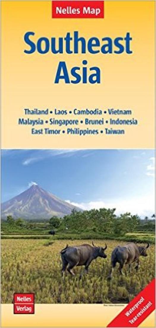 Southeast Asia : 1:4,500,000 : Thailand, Laos, Cambodia, Vietnam, Malaysia, Singapore, Brunei, Indonesia, East Timor, Philippines, Taiwan = Südostasien : 1:4,500,000 = Asie du Sud-Est : 1:4,500,000 = Sudeste Asiático : 1:4,500,000