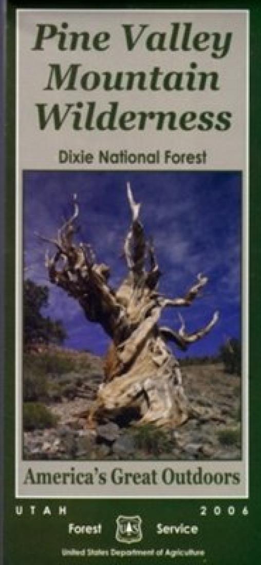 Dixie National Forest - Pine Valley Wilderness Map