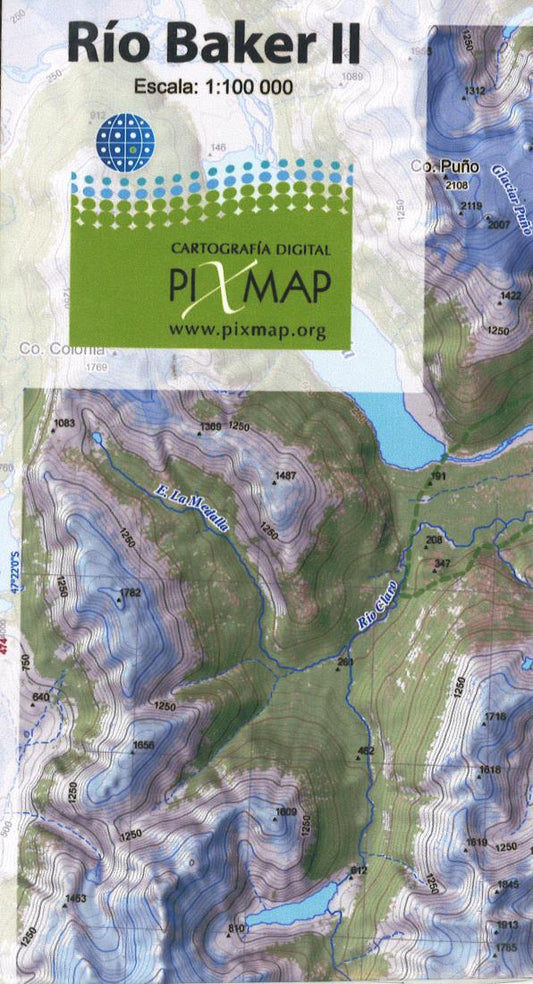 Rio Baker #2 hiking map