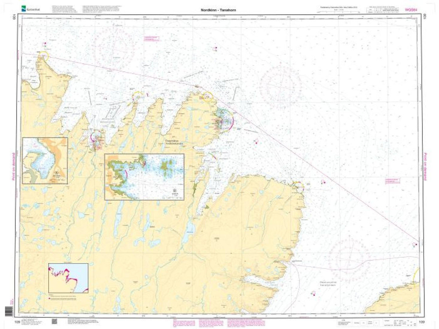 Nordkinn - Tanahorn - 109 - Norway Kartverket Nautical Charts