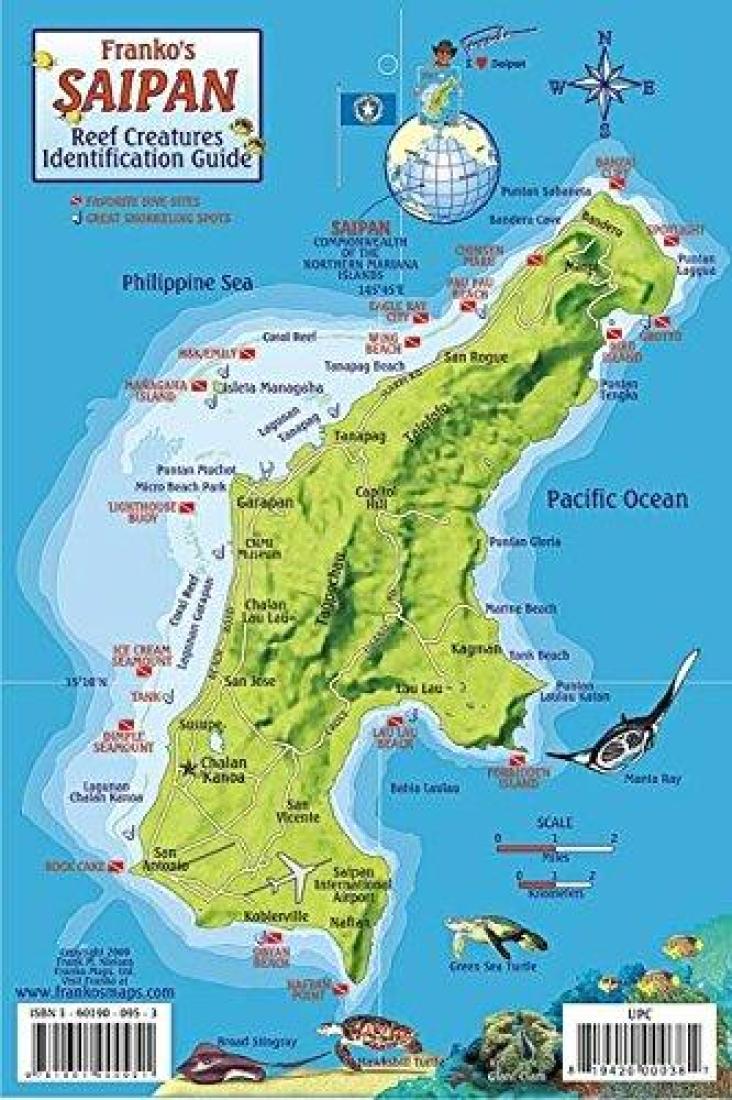 Franko's Saipan : reef creatures identification guide