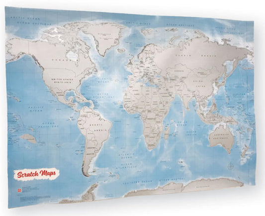 Scratch the World Wall Map