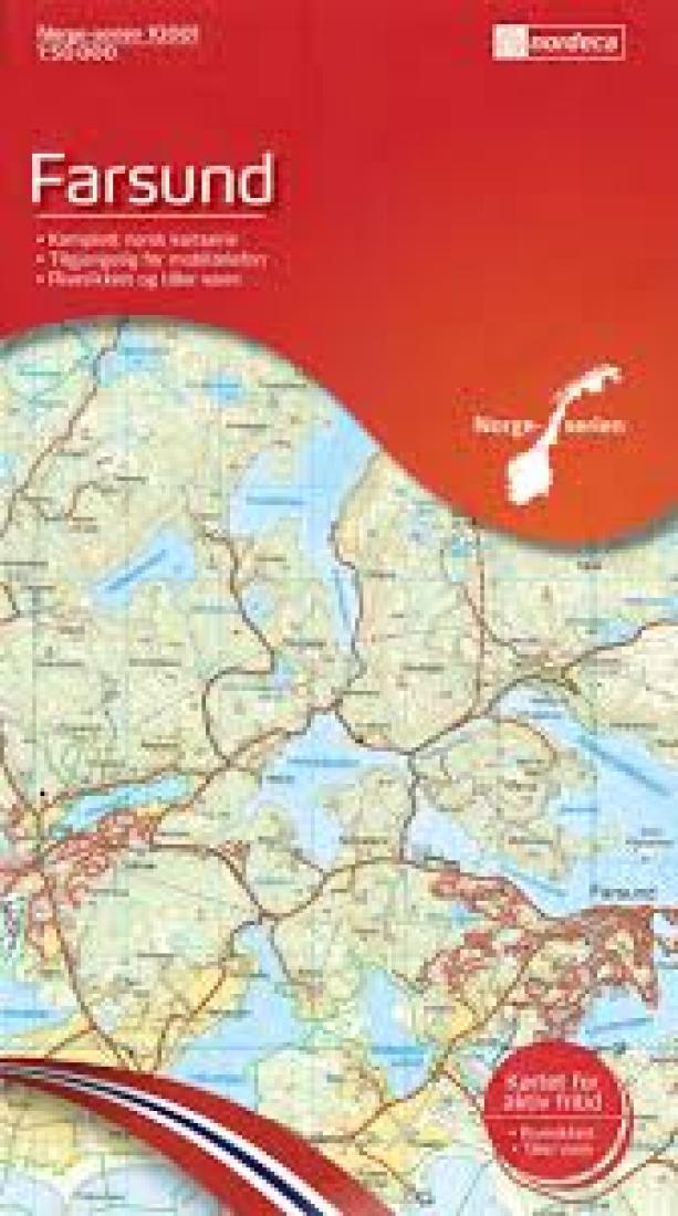 Farsund Hiking Map #10001