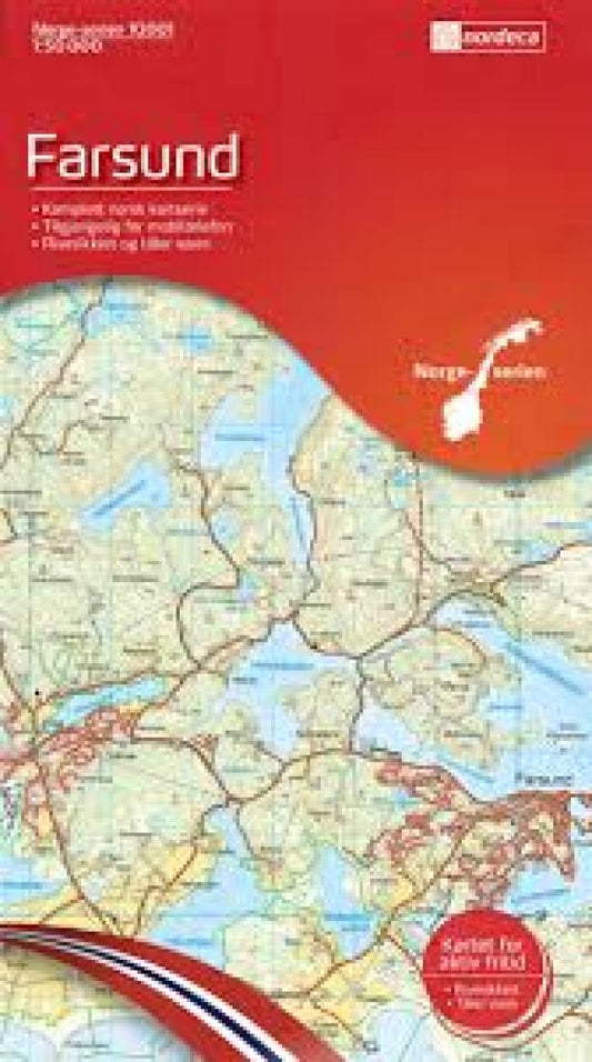 Farsund Hiking Map #10001