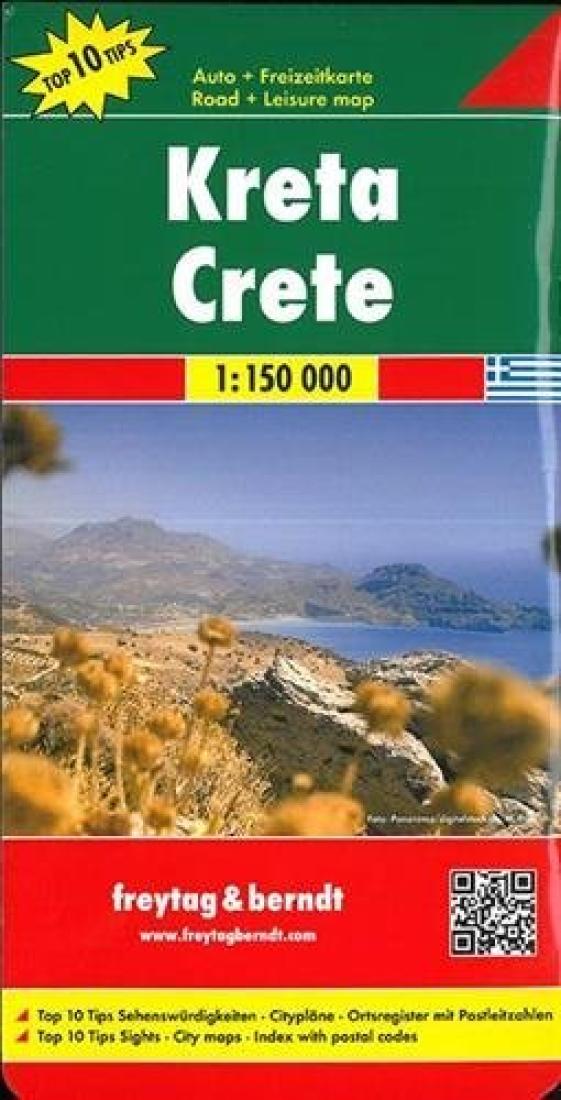 Crete Road + Leisure Map