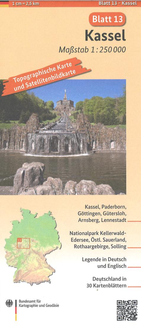 Kassel 1:250 000, blatt 13