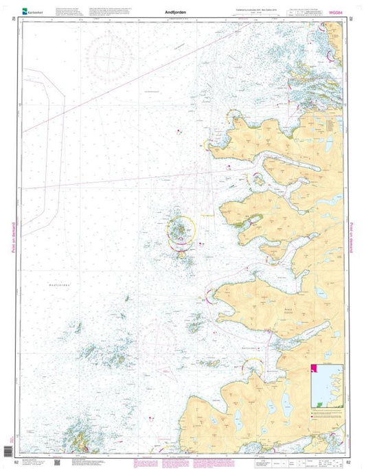 Andfjorden - 82 - Norway Kartverket Nautical Charts
