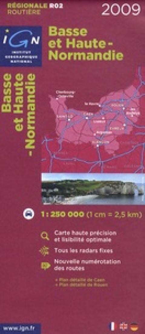 Basse et Haute/Normandie Carte