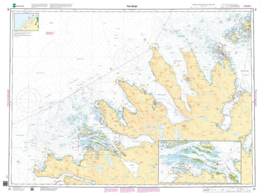 Ytre Senja - 85 - Norway Kartverket Nautical Charts