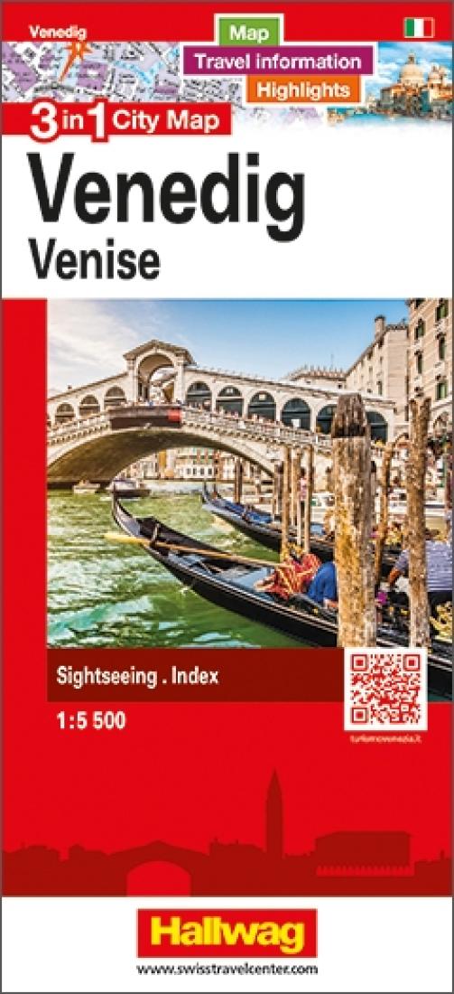 Venice : 3 in 1 city map = Venedig : 3 in 1 city map = Venise : 3 in 1 city map = Venezia : 3 in 1 city map