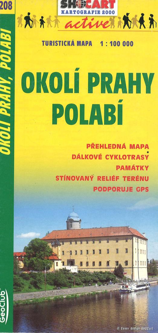 Okolí Prahy Polabí Tourist Map