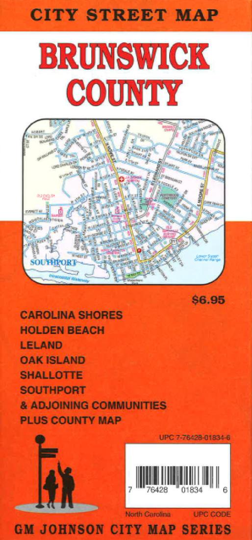 Brunswick County, NC City Street Map