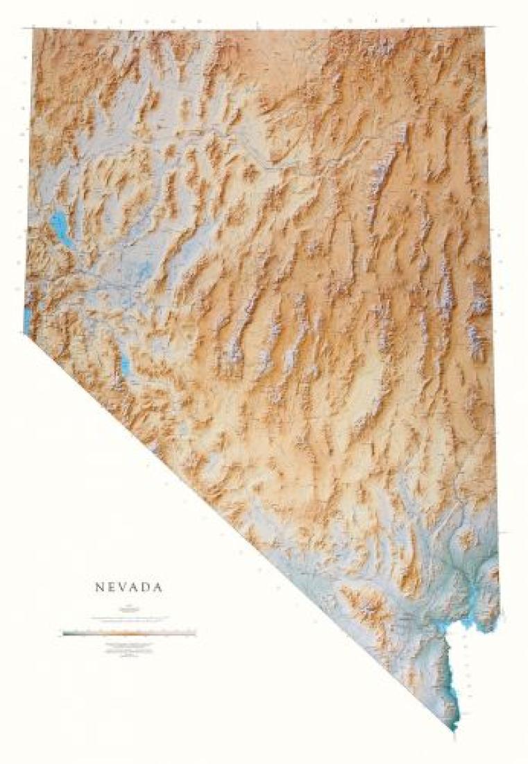 Nevada [Phy, 61x43, Laminated]